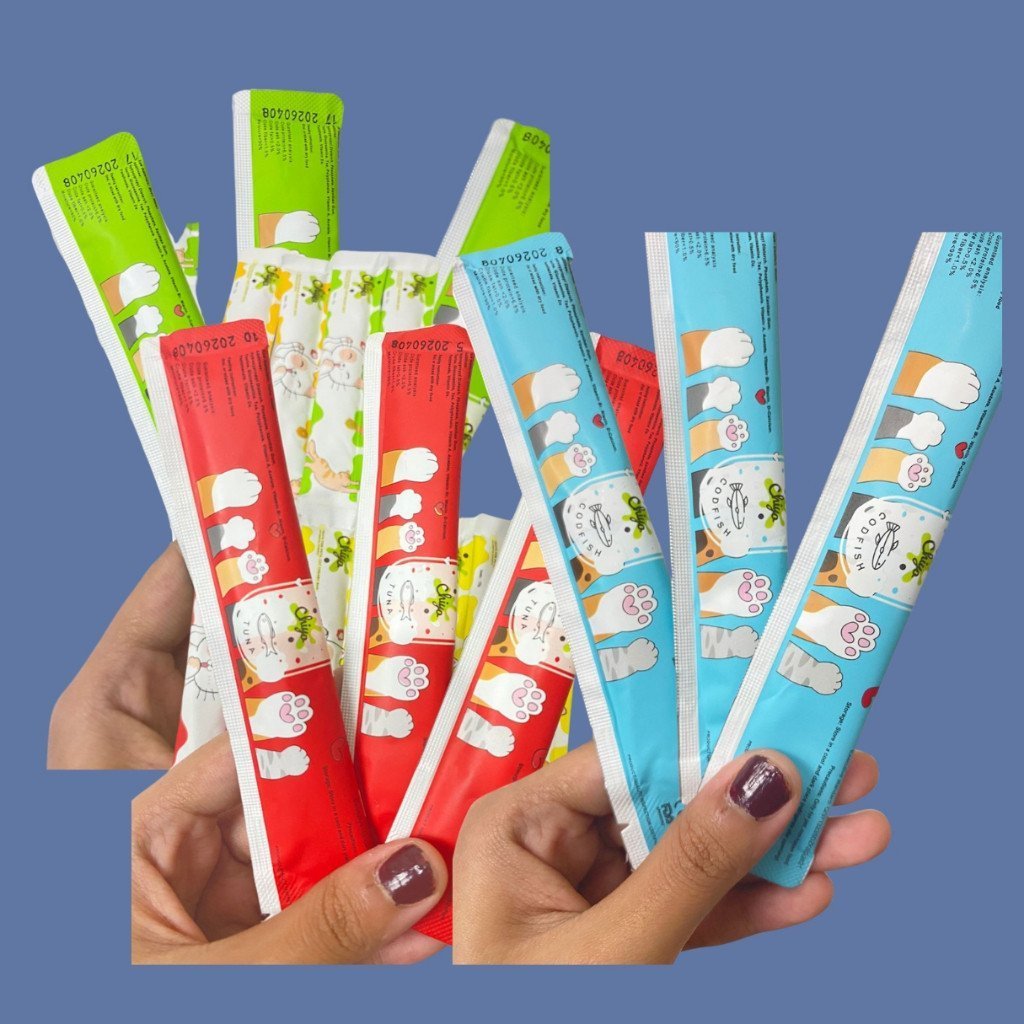 CHIYO Pet Strip Snack Kucing Penggemuk/ Snack Makanan Kucing Basah/ Makanan Wet Cat Food - Gambar 2